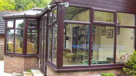 Picture of finished conservatory.